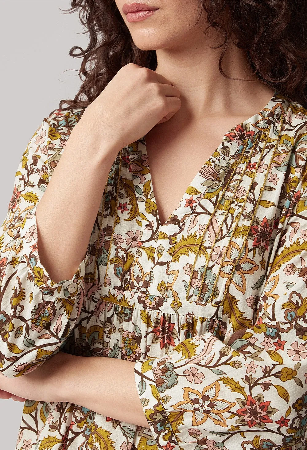 Adini Lily Print Top