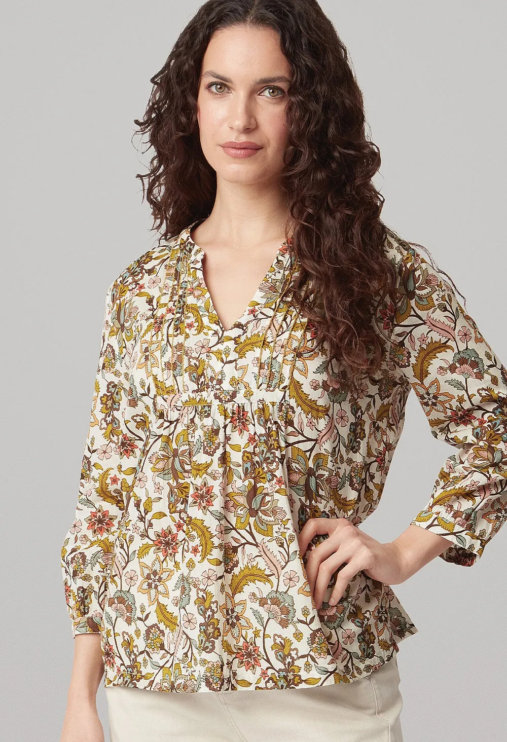 Adini Lily Print Top