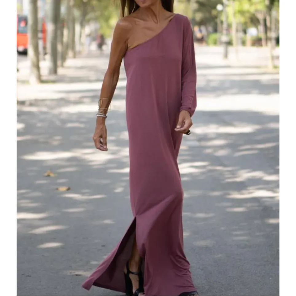 Aiden™ - Chic One-Shoulder Evening Dress