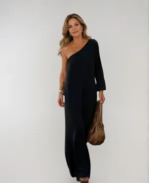 Aiden™ - Chic One-Shoulder Evening Dress