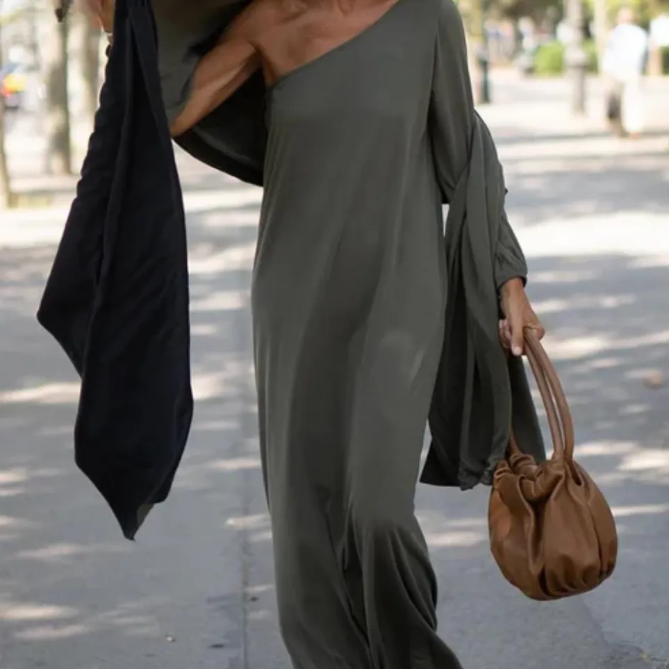 Aiden™ - Chic One-Shoulder Evening Dress