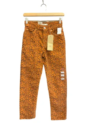 Animal Print Pants Corduroy Levis, Size 00 Animal Print Pants Corduroy Levis, Size 00