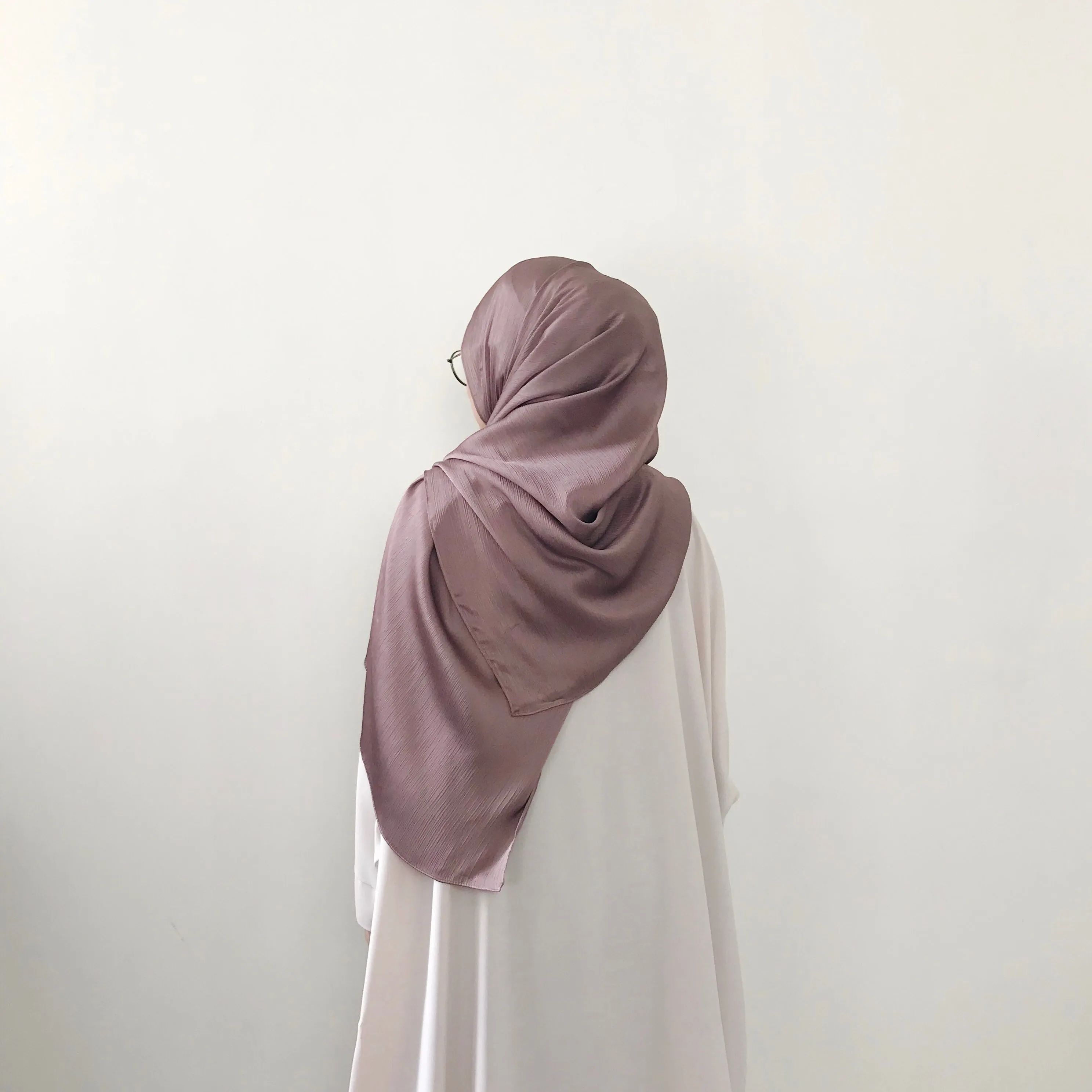 AS/IS - Textured Satin : Mauve