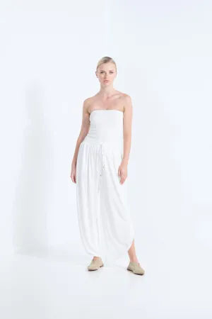 Belu Pants - White Dew (Plus Size)