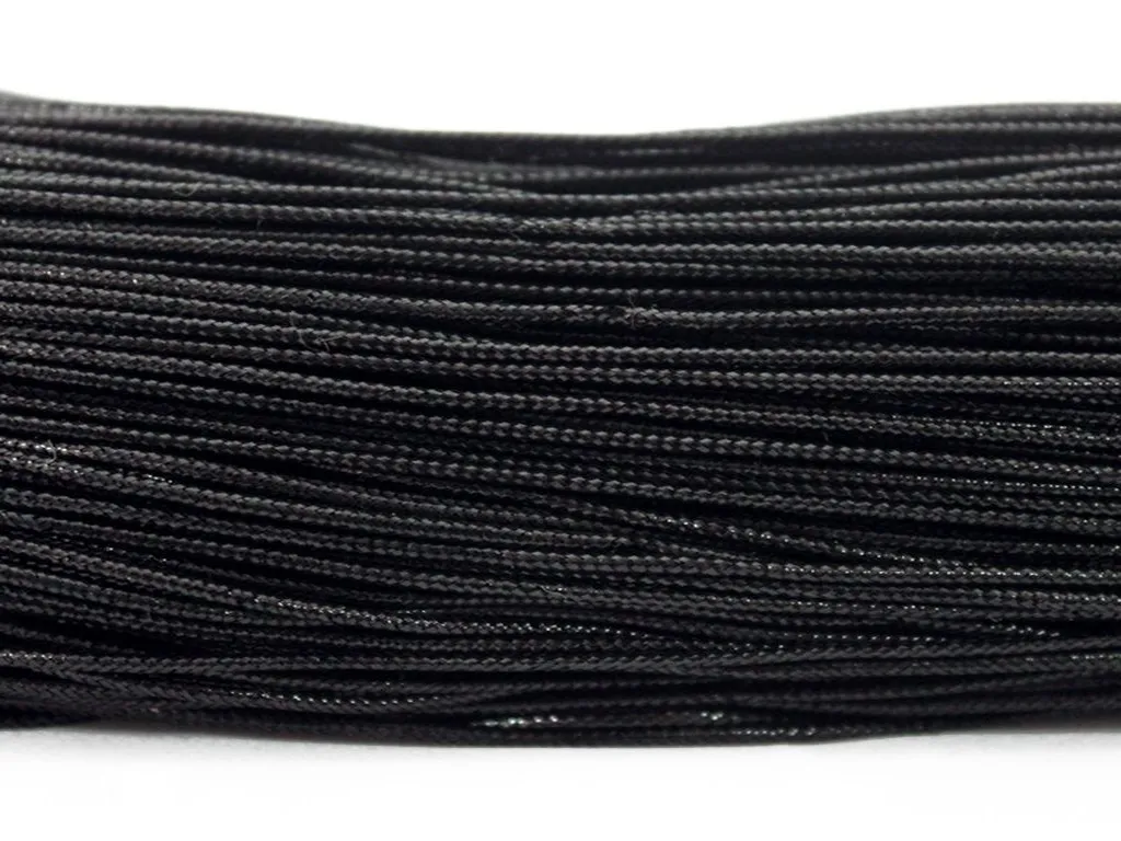 Black Metallic Braided Zari Threads