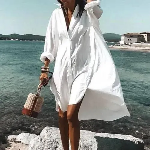 BOHO Chic Vacation Linen Shirt