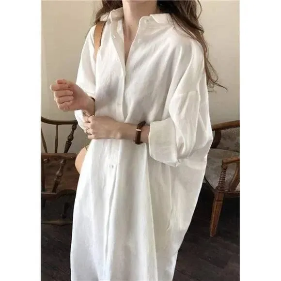 BOHO Chic Vacation Linen Shirt