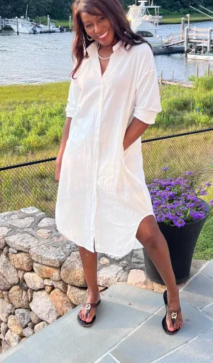 BOHO Chic Vacation Linen Shirt