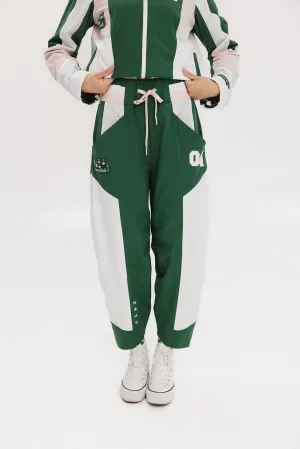 Caitlin Warm-Up Pant - Green/Pink