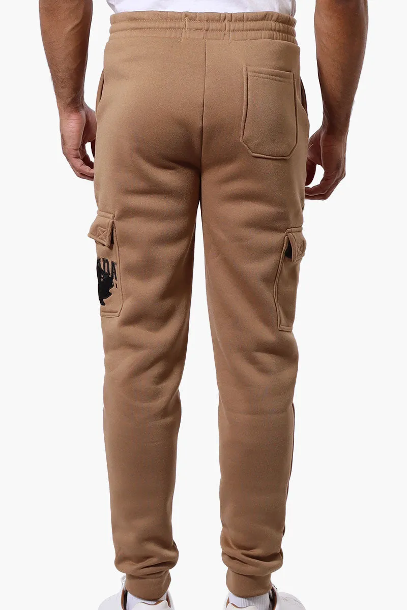 Canada Weather Gear Tie Waist Cargo Joggers - Brown