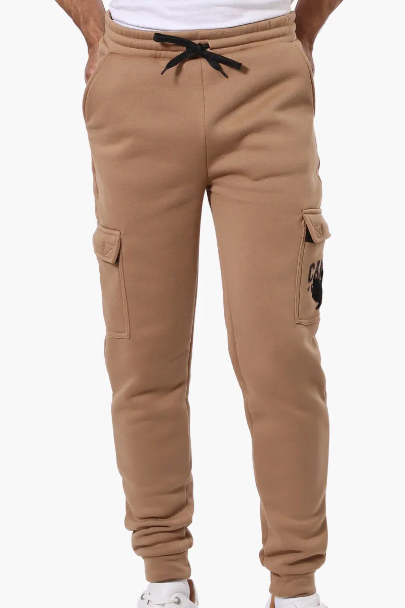 Canada Weather Gear Tie Waist Cargo Joggers - Brown