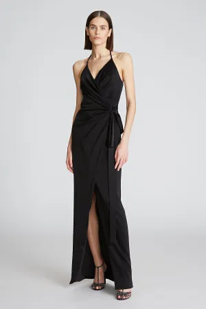 Celia Gown In Satin Back Crepe