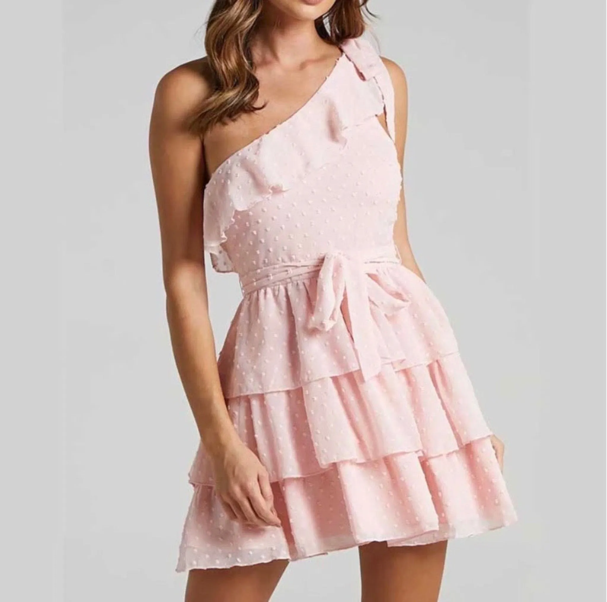 Chic Ruffled Slim Dress