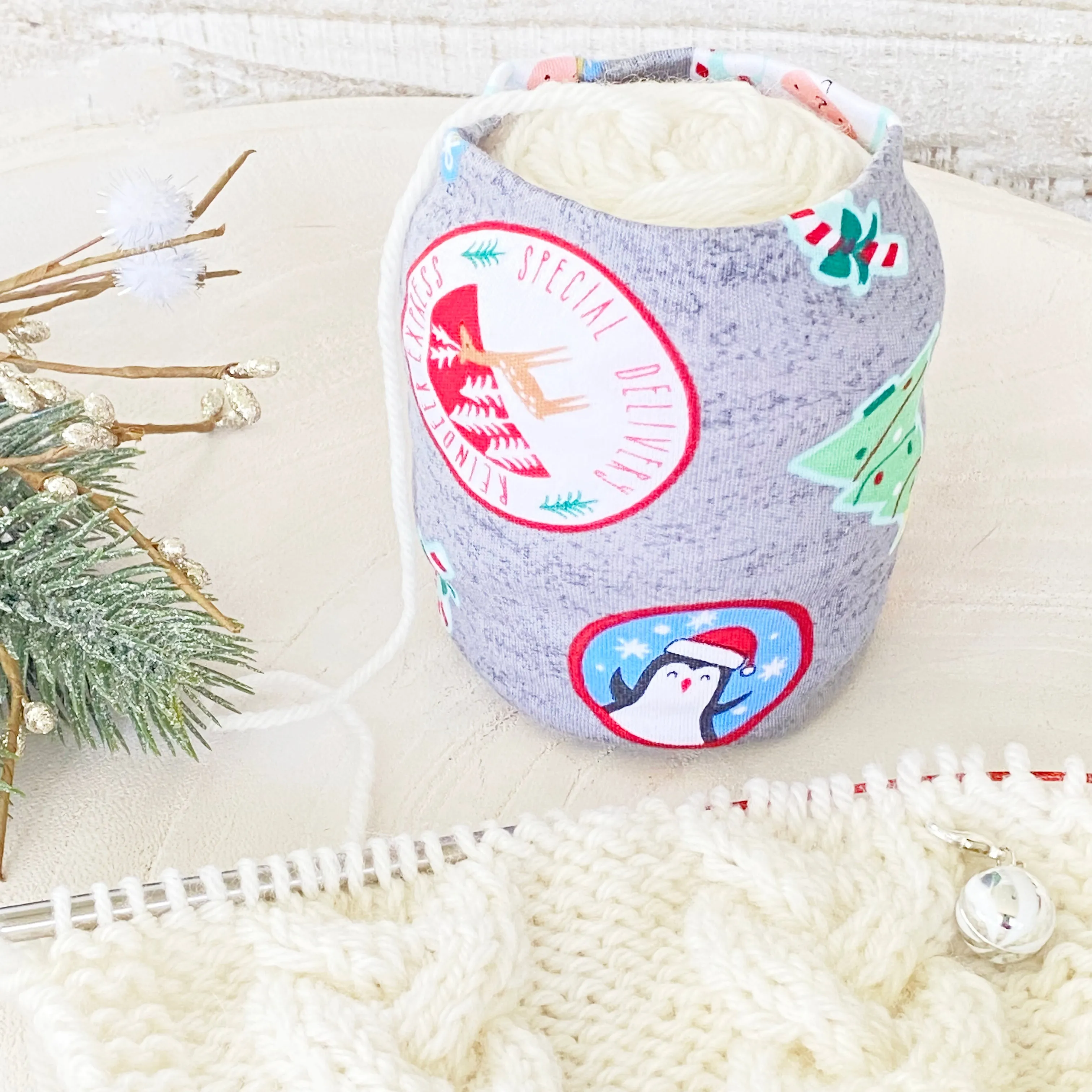 Christmas Let It Snow Skein Coat