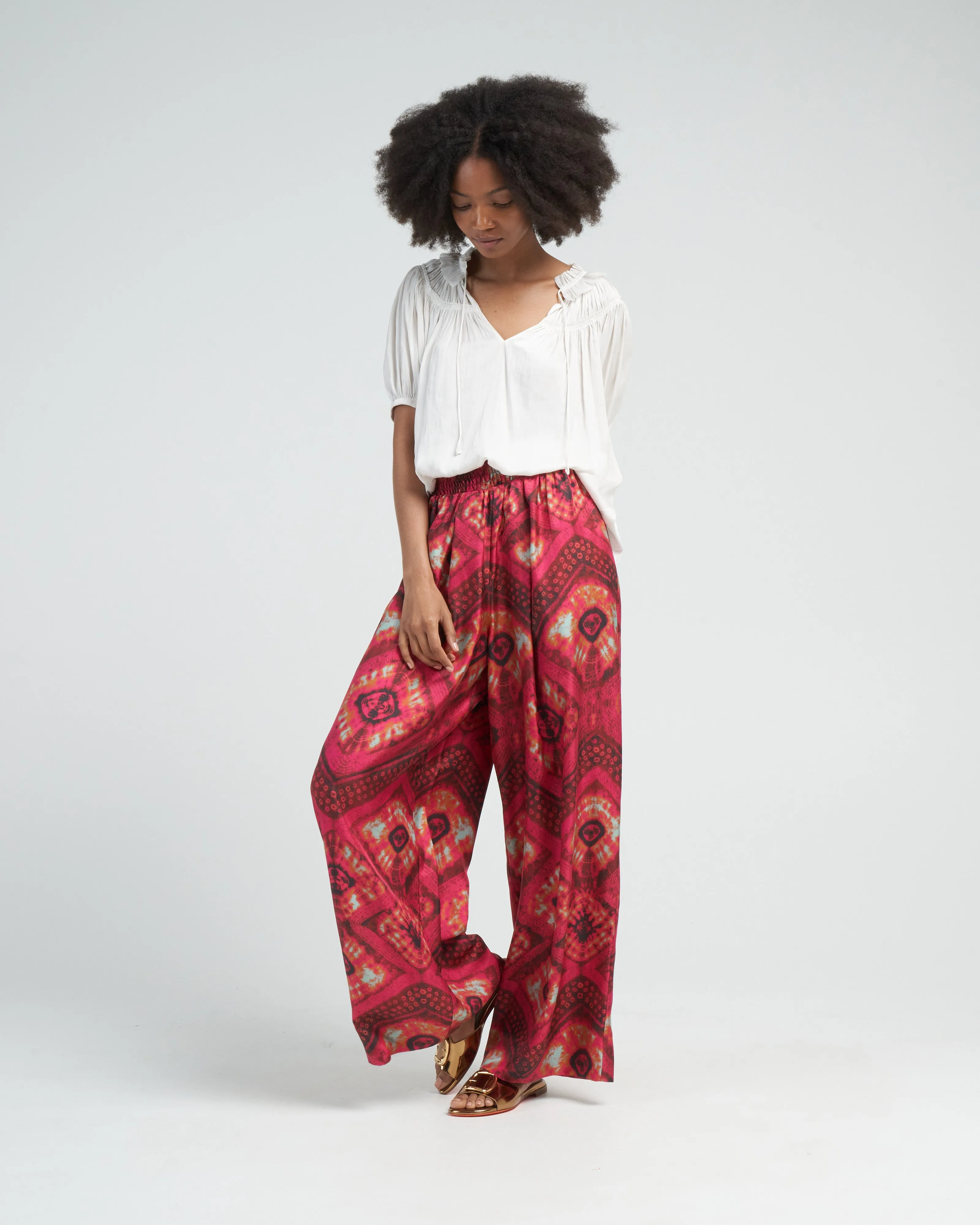 clemence pants - wild rose