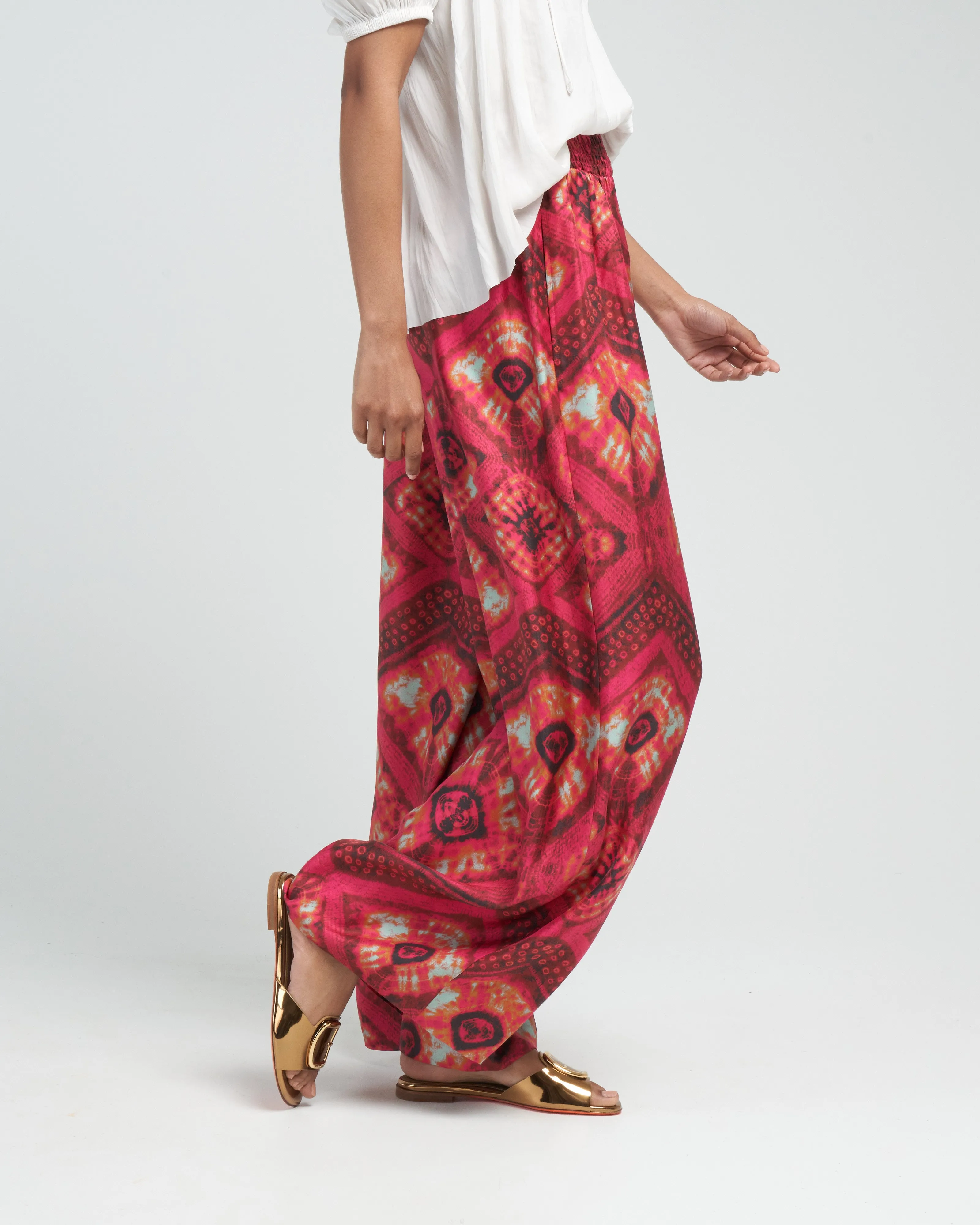 clemence pants - wild rose