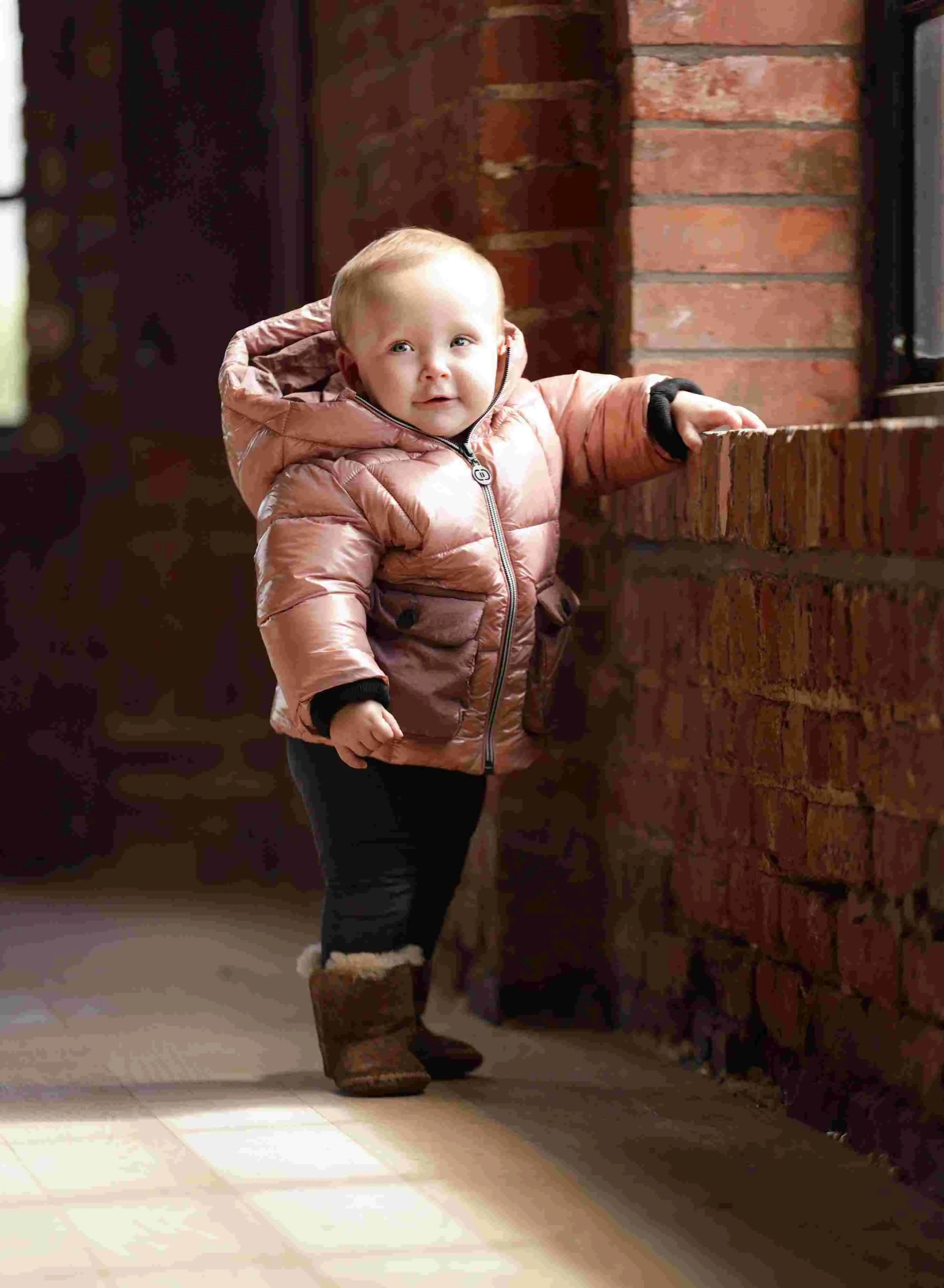 Cozy Coop Warm Winter Puffer Coat, Mauve Style: J-2348