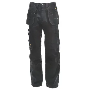 DeWalt Work Trousers Mens Black Straight Leg Breathable Multi Pocket 38"W 29"L
