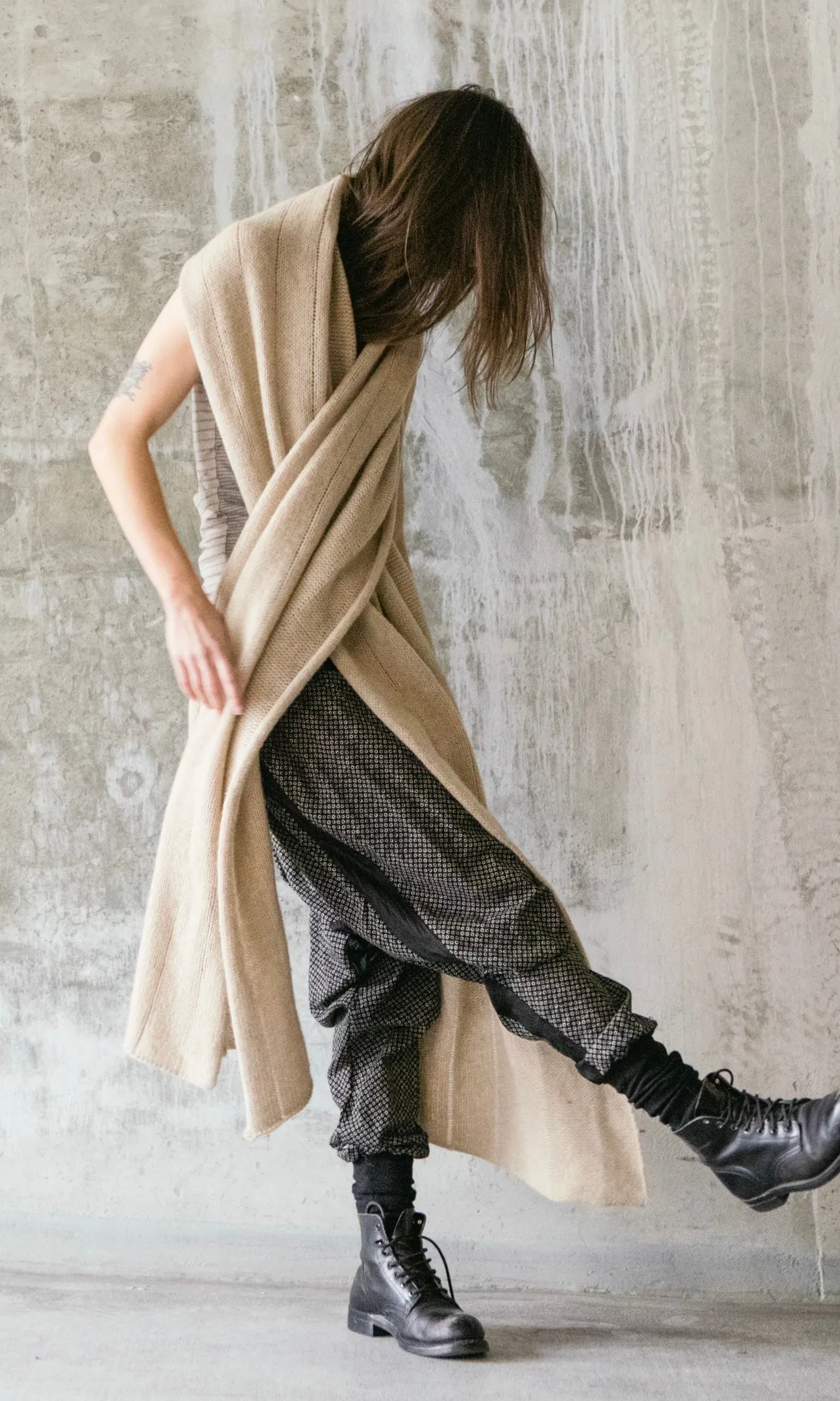 EXAGGERATED LOOSE FIT JAPANESE COTTON PANTS