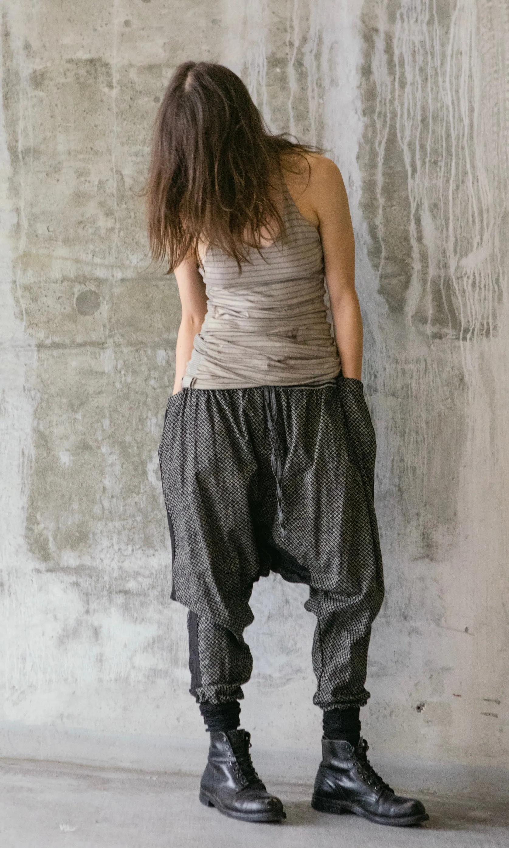 EXAGGERATED LOOSE FIT JAPANESE COTTON PANTS