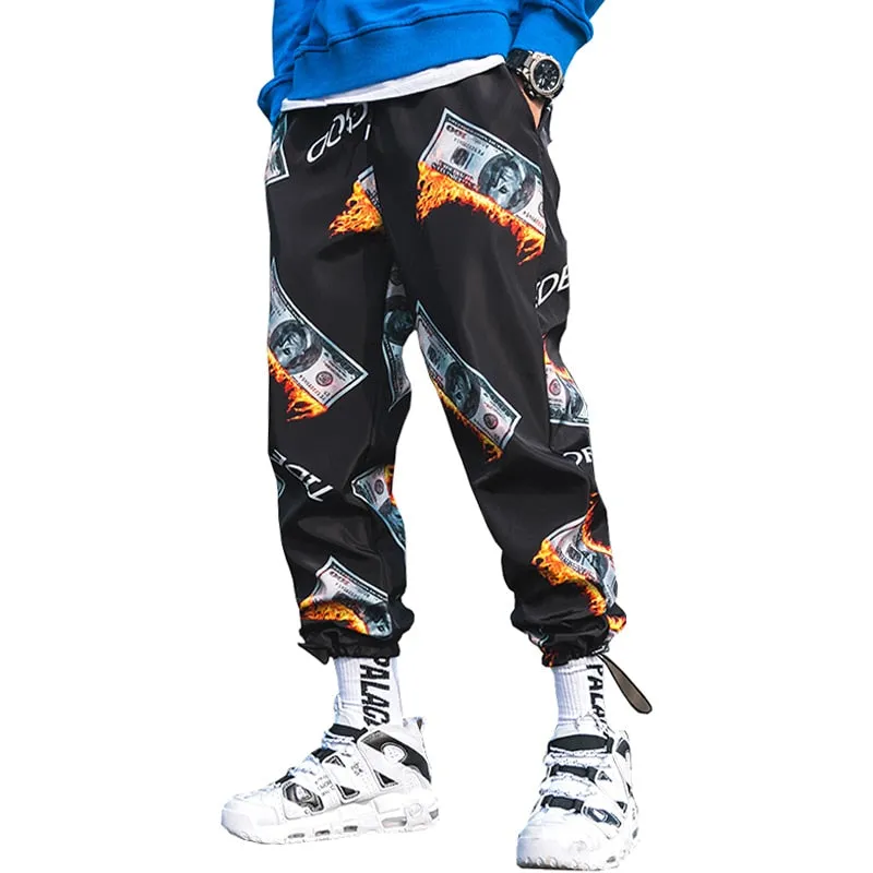 FIRE DOLLAR Harem Joggers