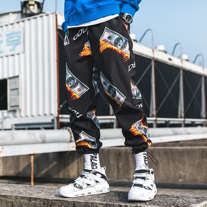 FIRE DOLLAR Harem Joggers