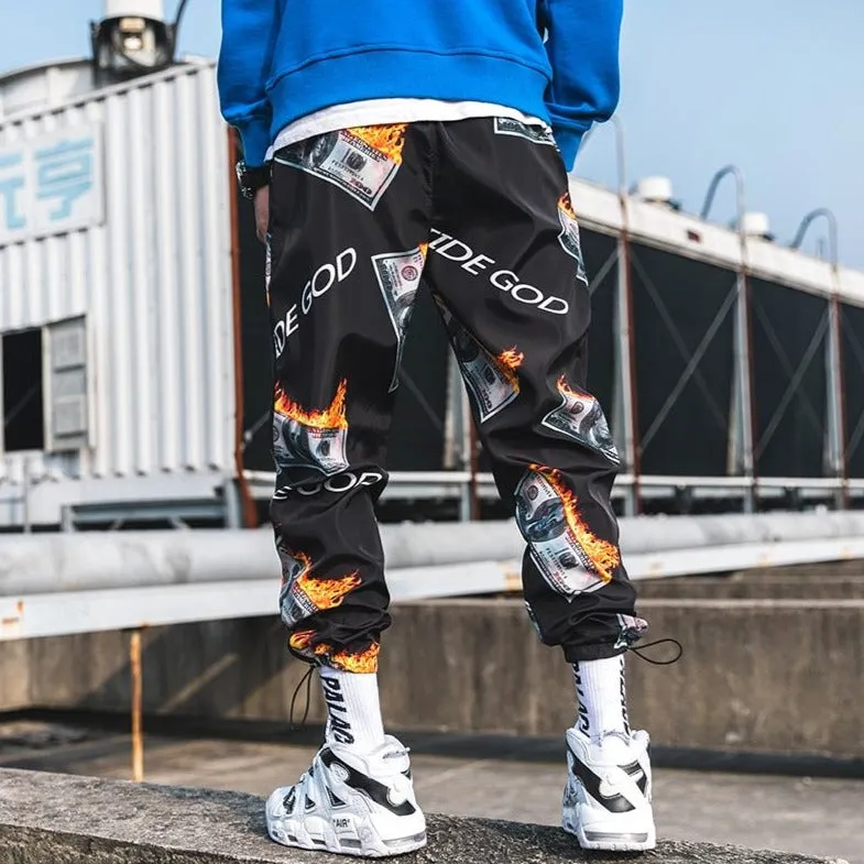 FIRE DOLLAR Harem Joggers