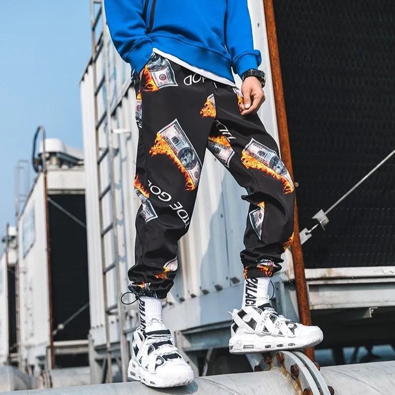 FIRE DOLLAR Harem Joggers