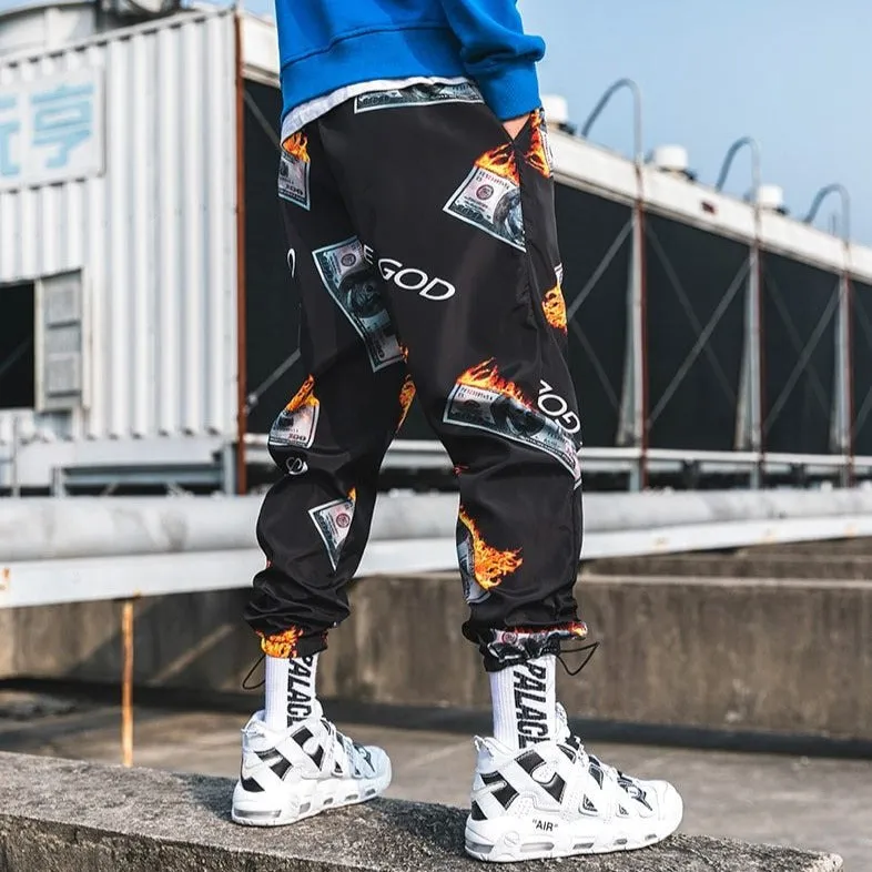 FIRE DOLLAR Harem Joggers
