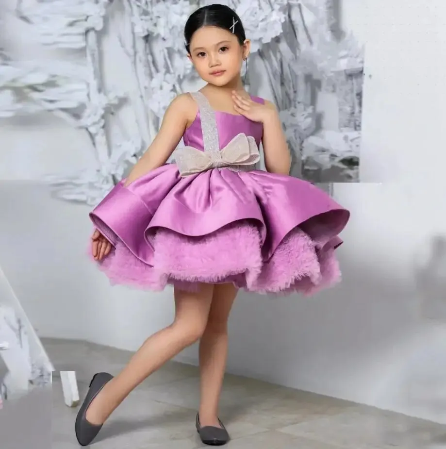 Girls Tiered Skirt/Gowns Tutu Outfit First Communion Dresses