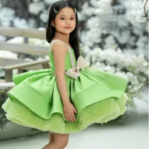 Girls Tiered Skirt/Gowns Tutu Outfit First Communion Dresses
