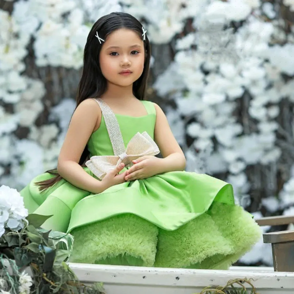 Girls Tiered Skirt/Gowns Tutu Outfit First Communion Dresses