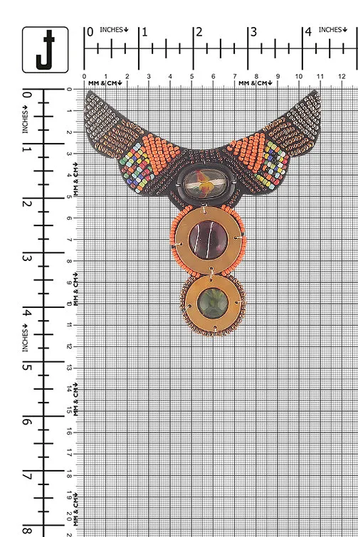 Handmade Multicolour Small Beaded Neck