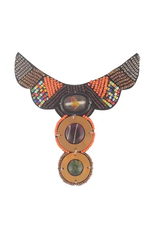 Handmade Multicolour Small Beaded Neck
