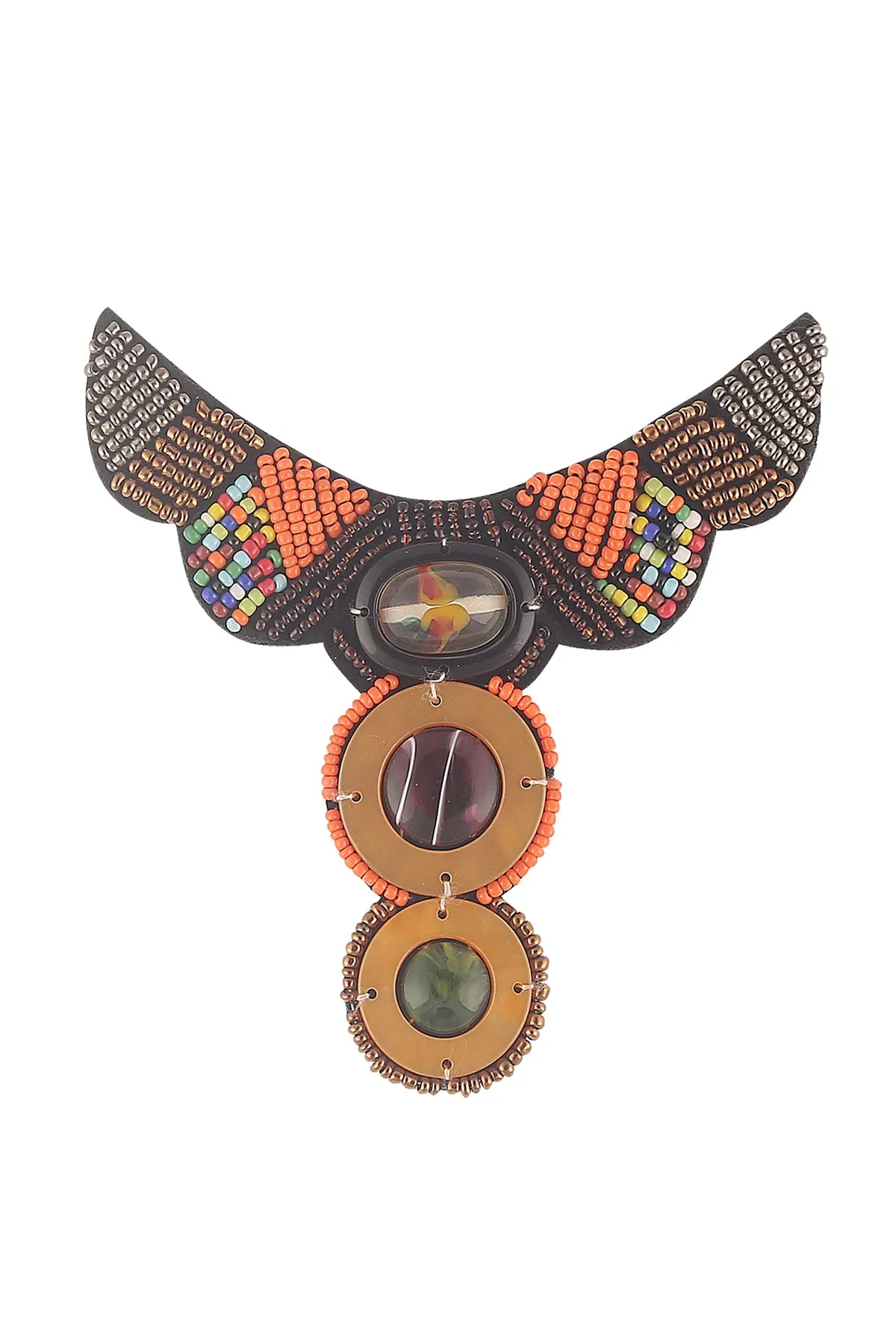 Handmade Multicolour Small Beaded Neck