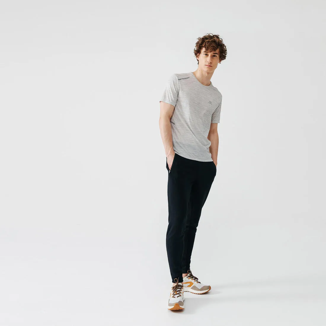 Kalenji Warm  Men's Running Trousers - Black