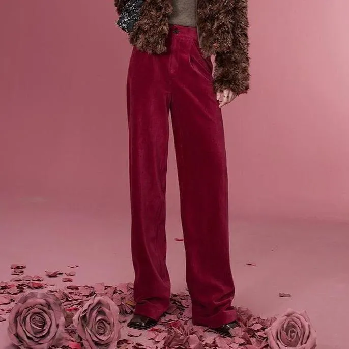Korean Fashion Corduroy Pants