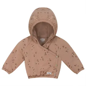 Little Fragile Light Maple Leaf Print Jacket