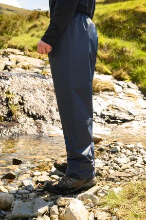 Mac in a Sac Adults Waterproof Breathable Windproof Packable Overtrousers-NAVY