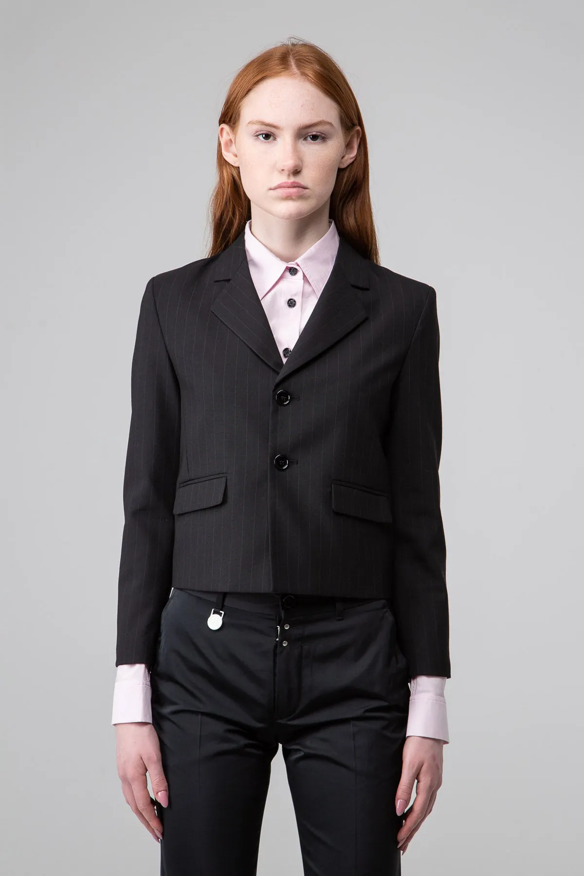 Pinstripe Blazer