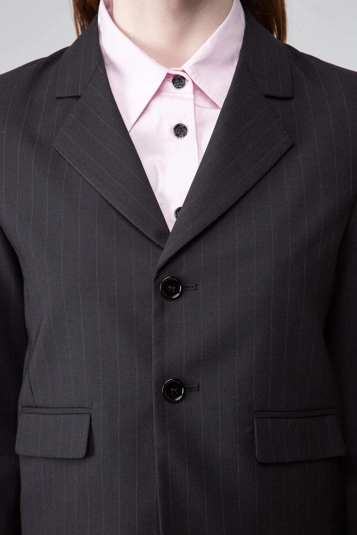 Pinstripe Blazer