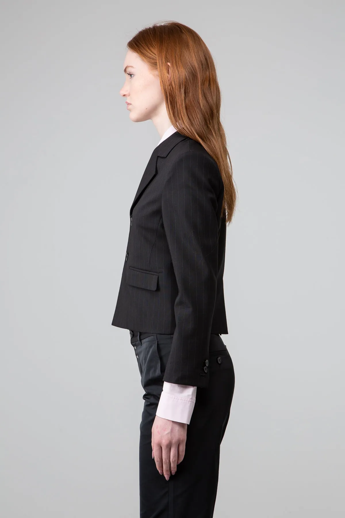 Pinstripe Blazer