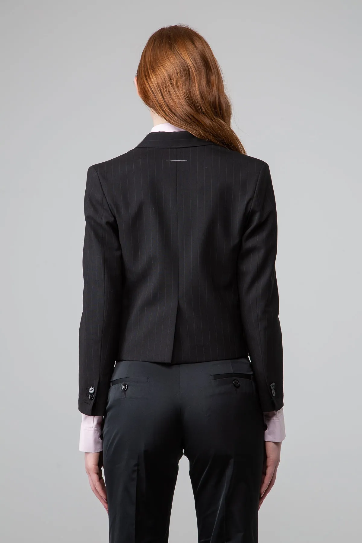 Pinstripe Blazer