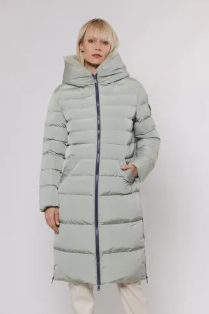 Rino & Pelle Coat - Keila Faux Fur Lining - Artichoke