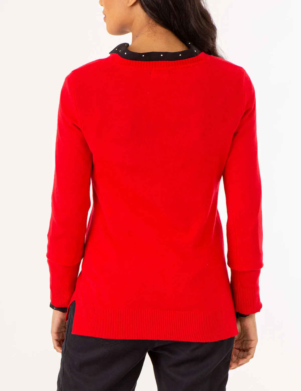 SOFT TOUCH V-NECK SWEATER