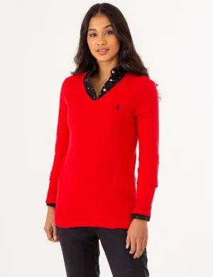 SOFT TOUCH V-NECK SWEATER
