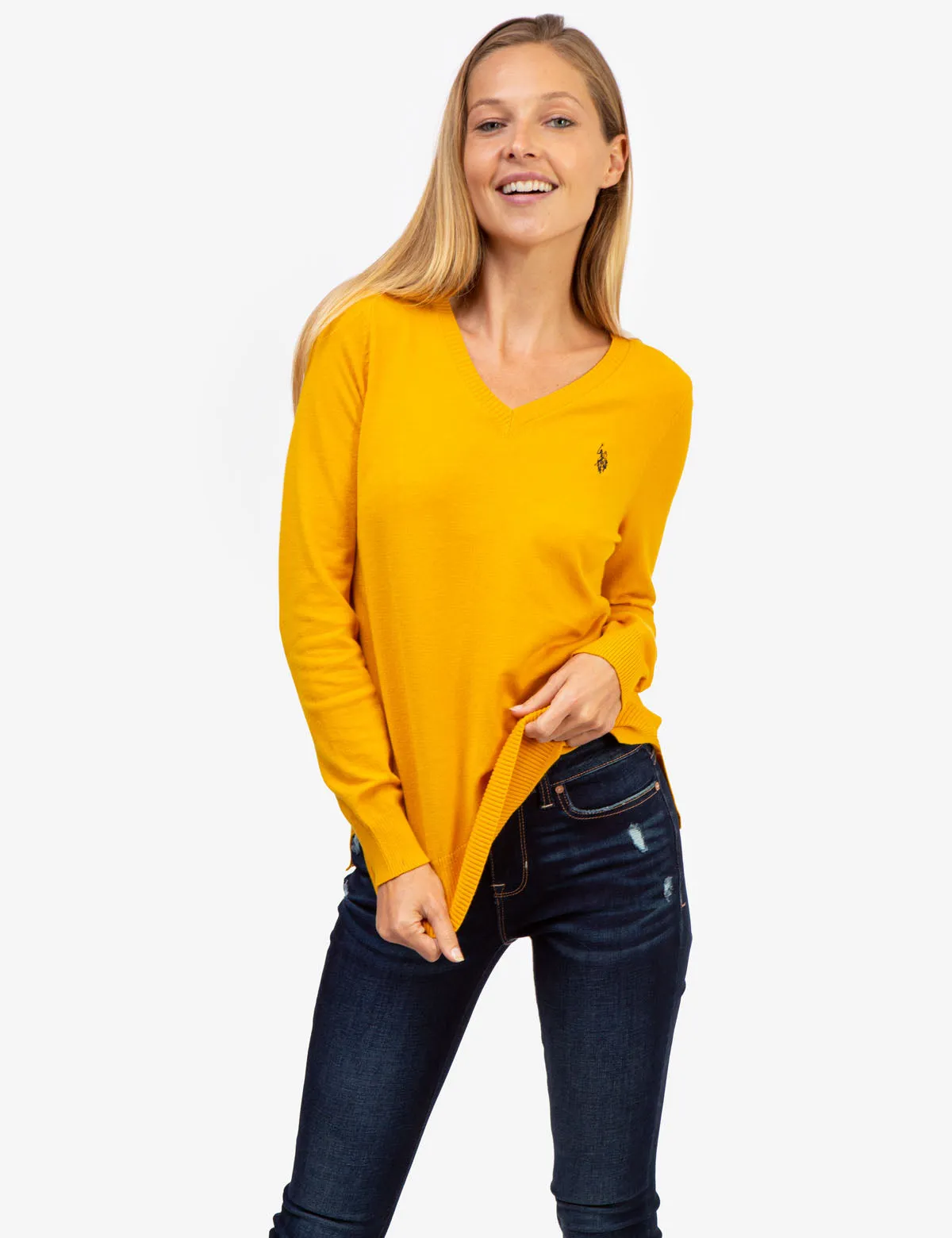 SOFT TOUCH V-NECK SWEATER