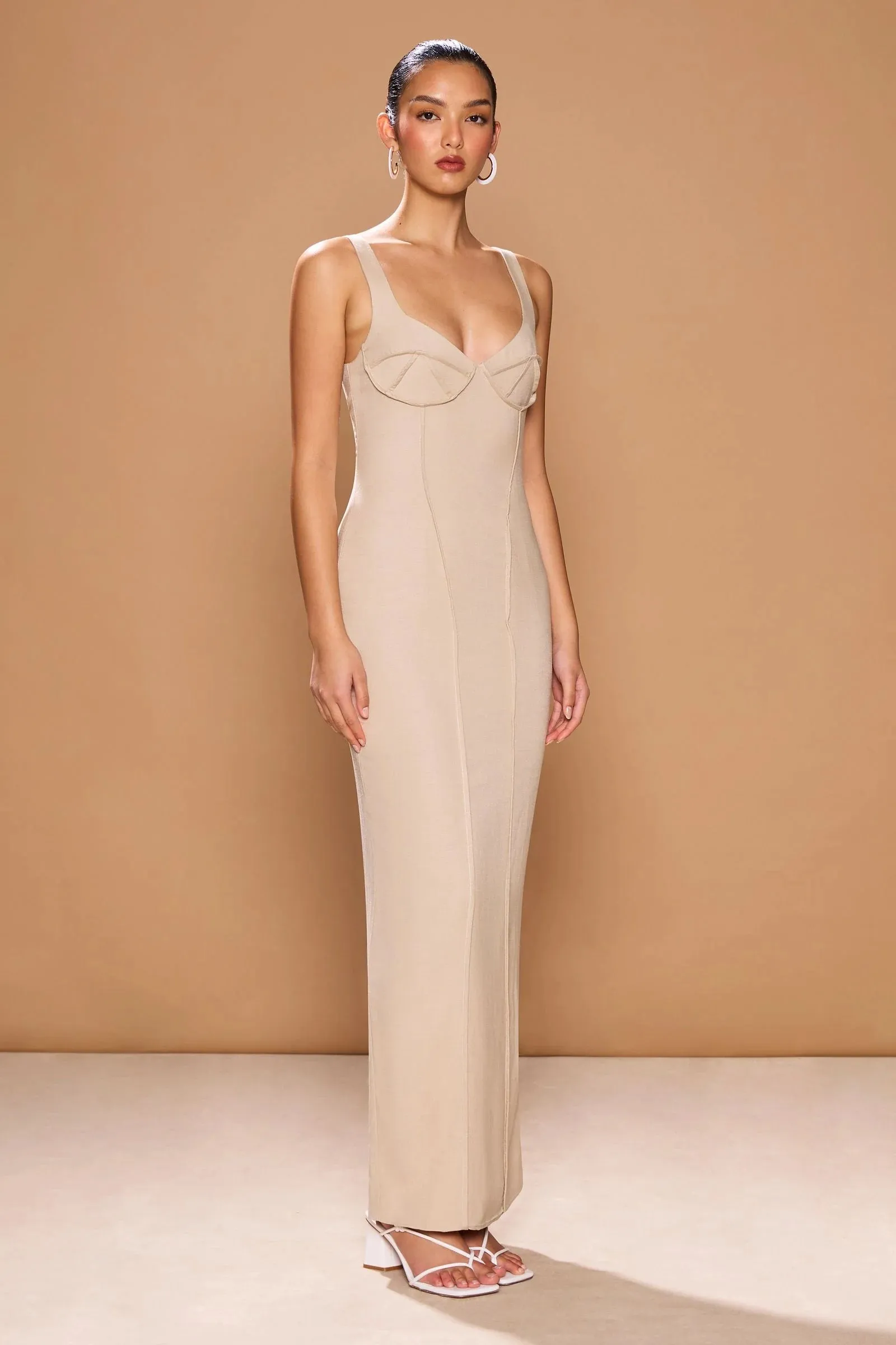Sonya Amar Dress - Natural Beige