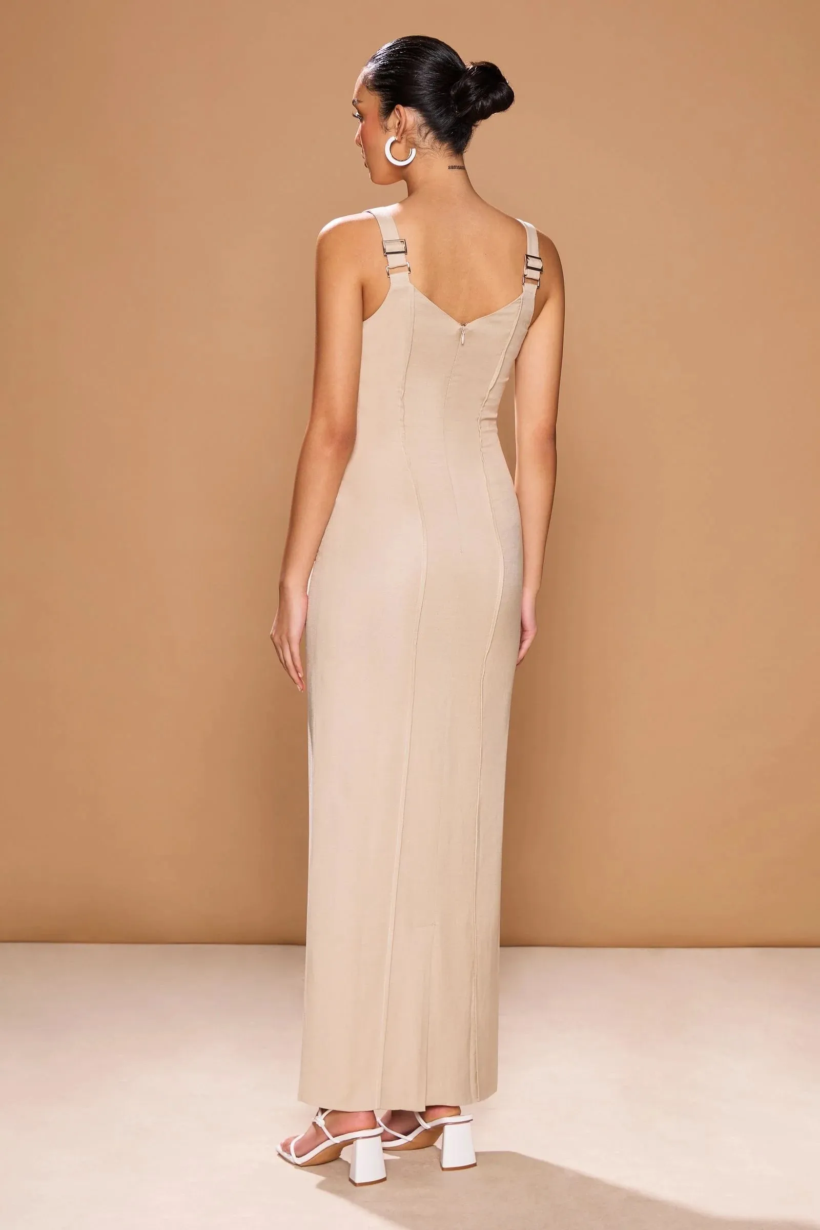 Sonya Amar Dress - Natural Beige
