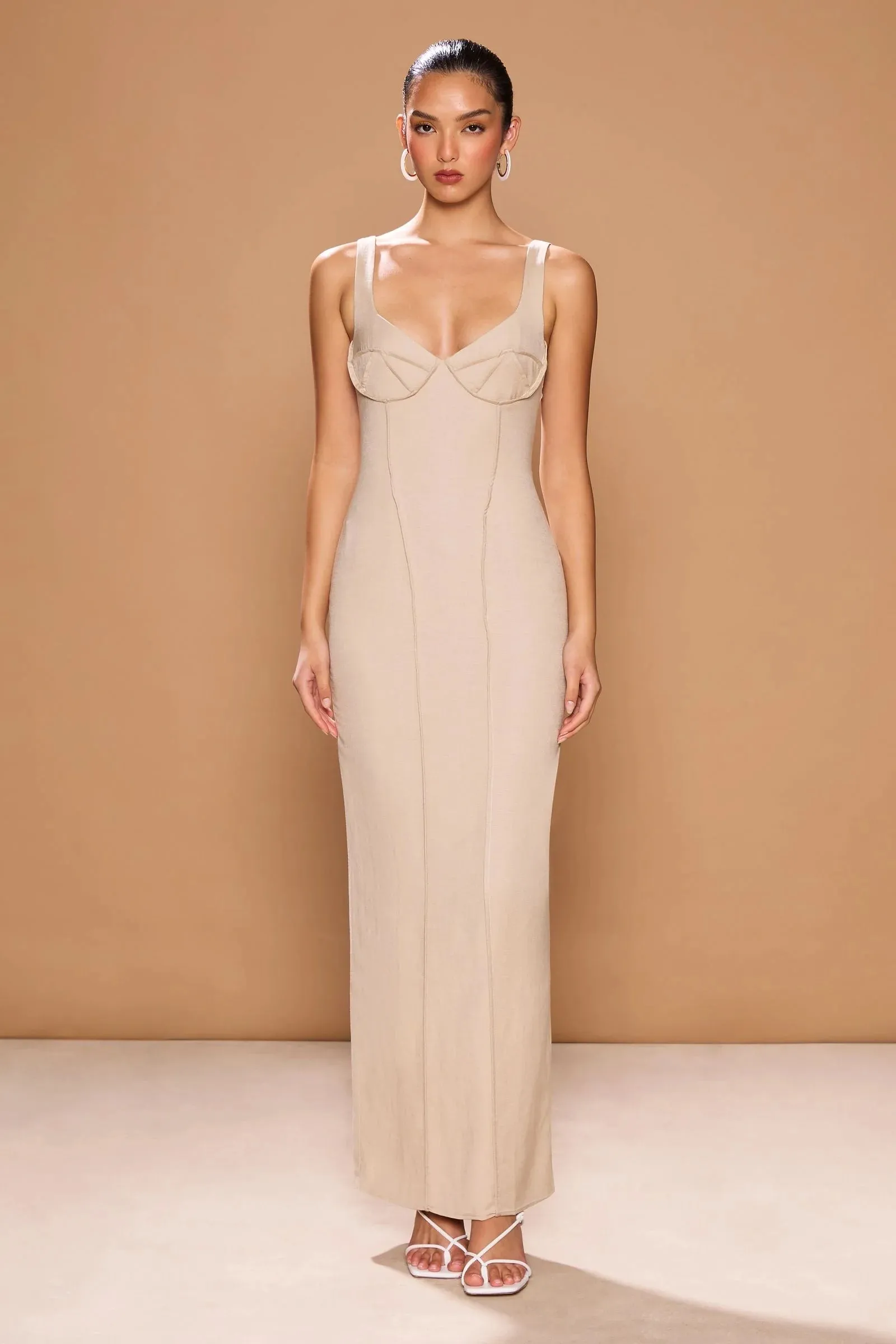 Sonya Amar Dress - Natural Beige